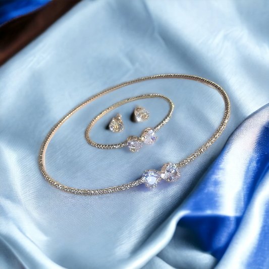 Elegant Jewelry Set Necklace & Bracelet 💎