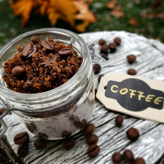 Coffee Sugar Body Scrub☕️With Vitamin E&Coconut Oil
